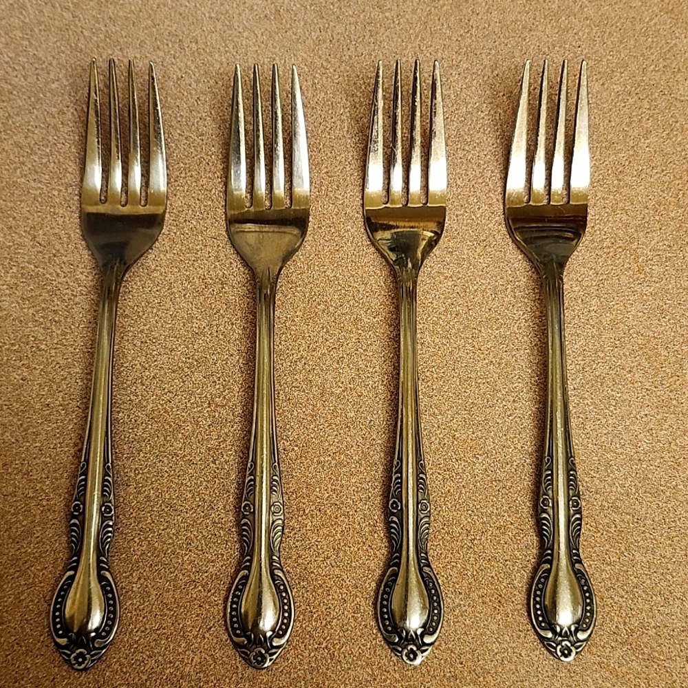 Set of 40- Columbia Stainless Steel Dinner Forks